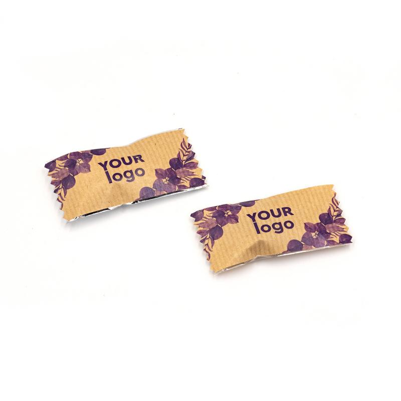 Печенье "Кофейное зерно" с логотипом 1.8 г крафт